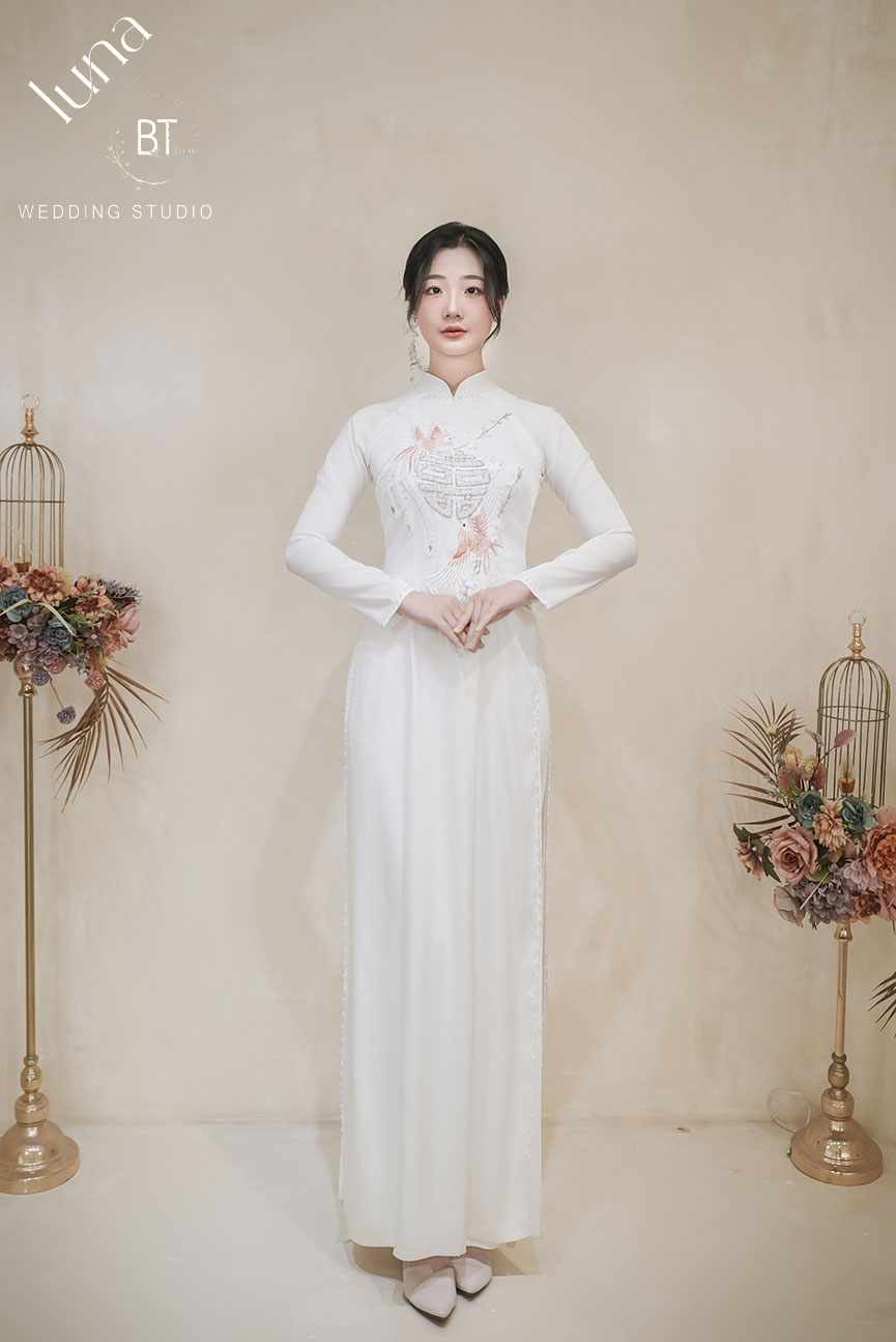 Mẫu áo dài cưới đẹp 26