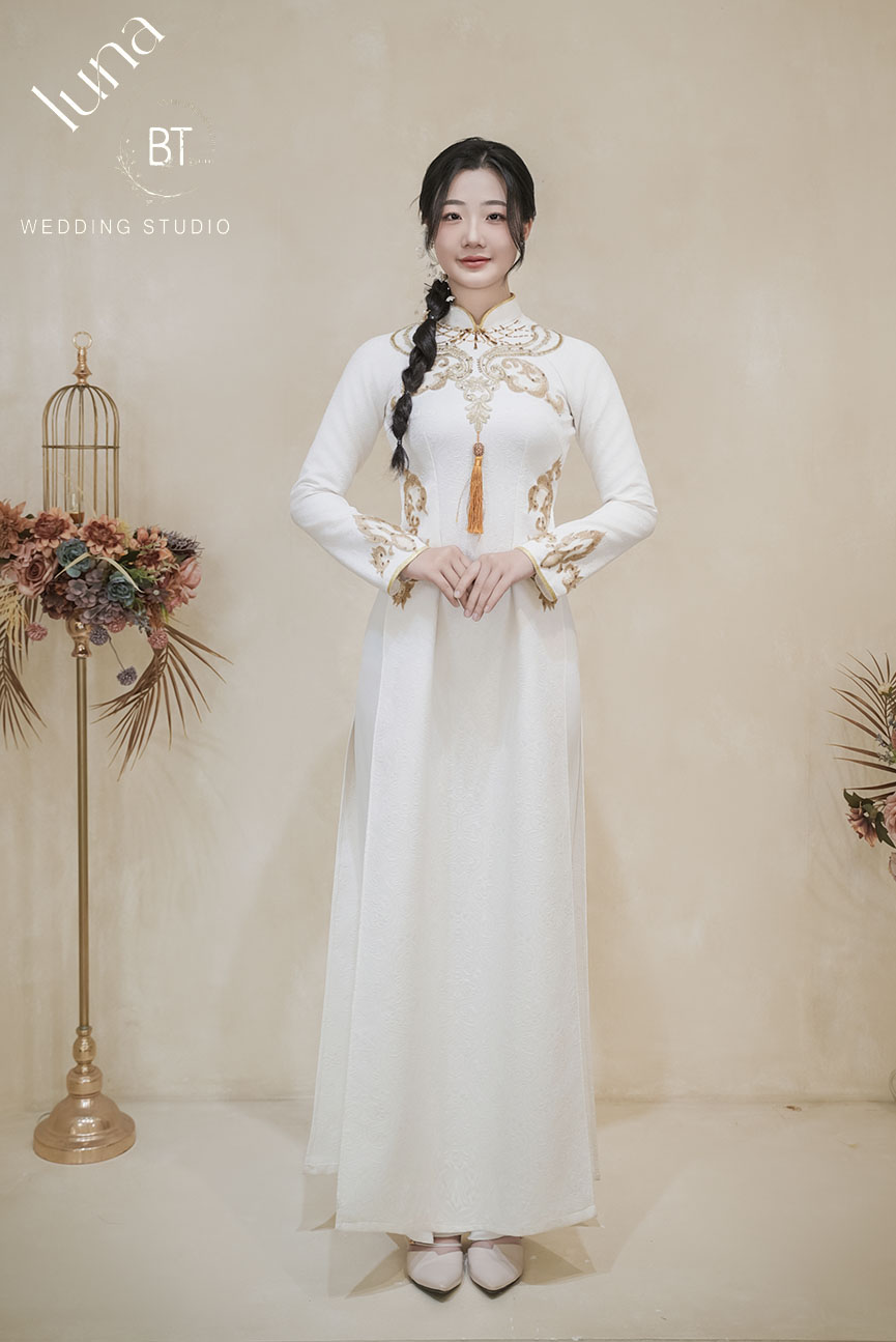 Mẫu áo dài cưới đẹp 28
