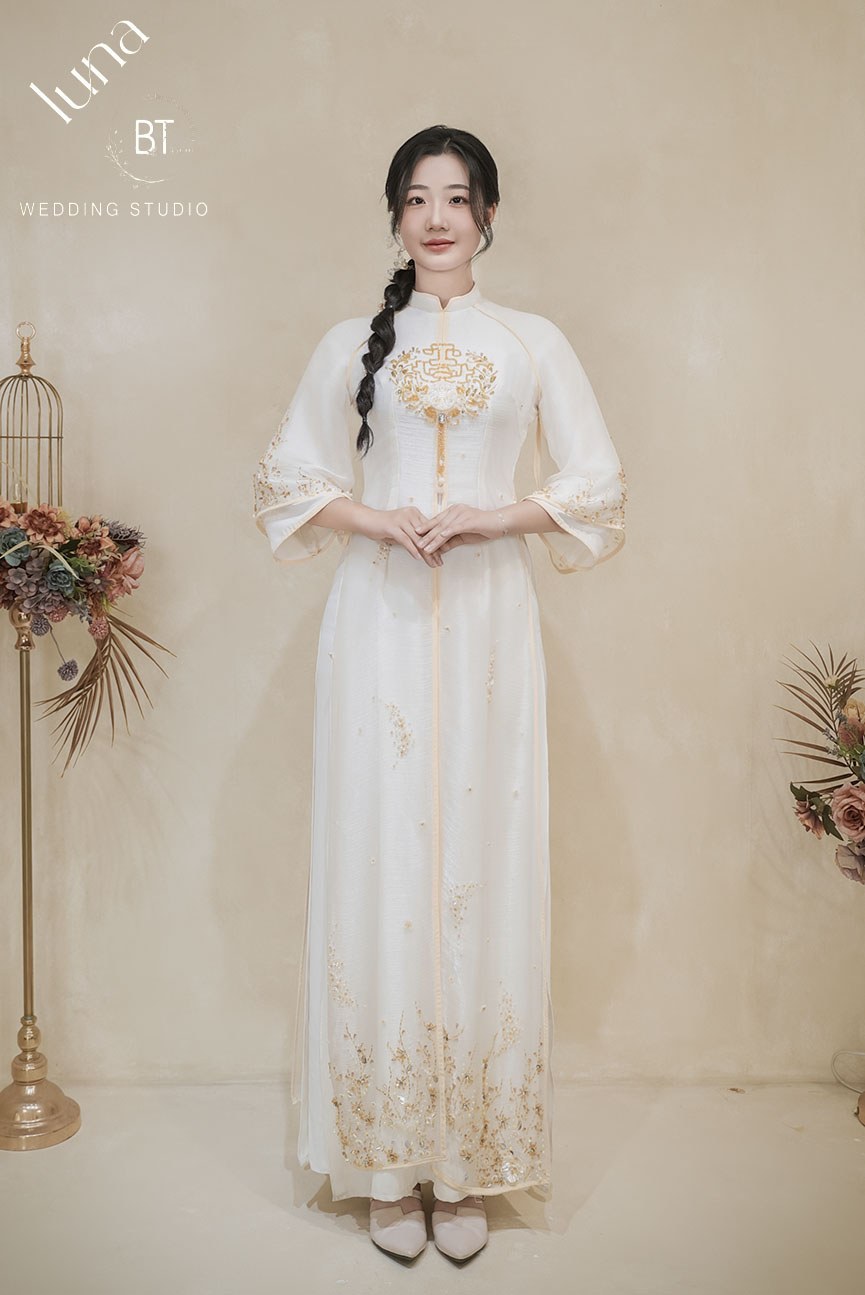 Mẫu áo dài cưới đẹp 29