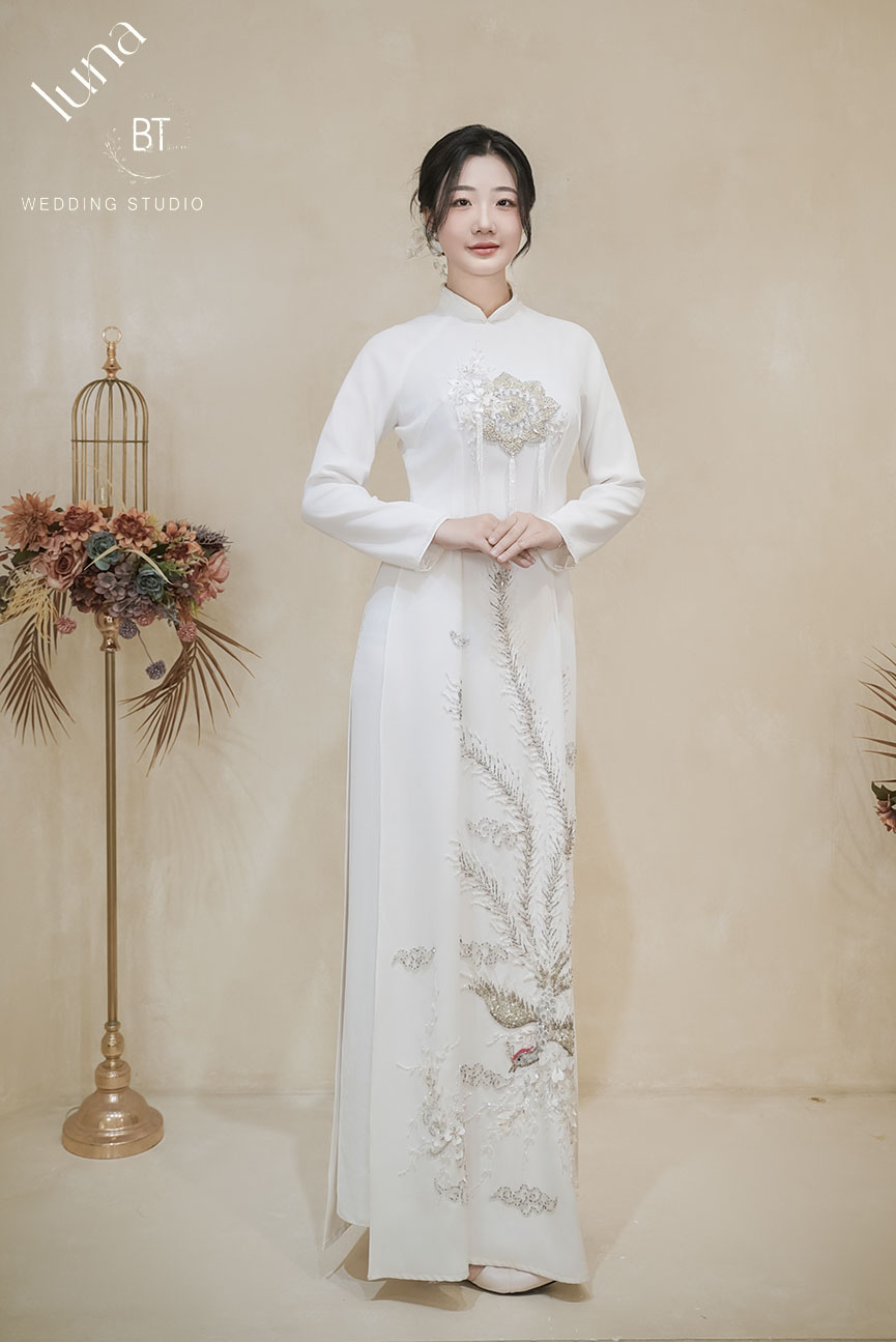 Mẫu áo dài cưới đẹp 31