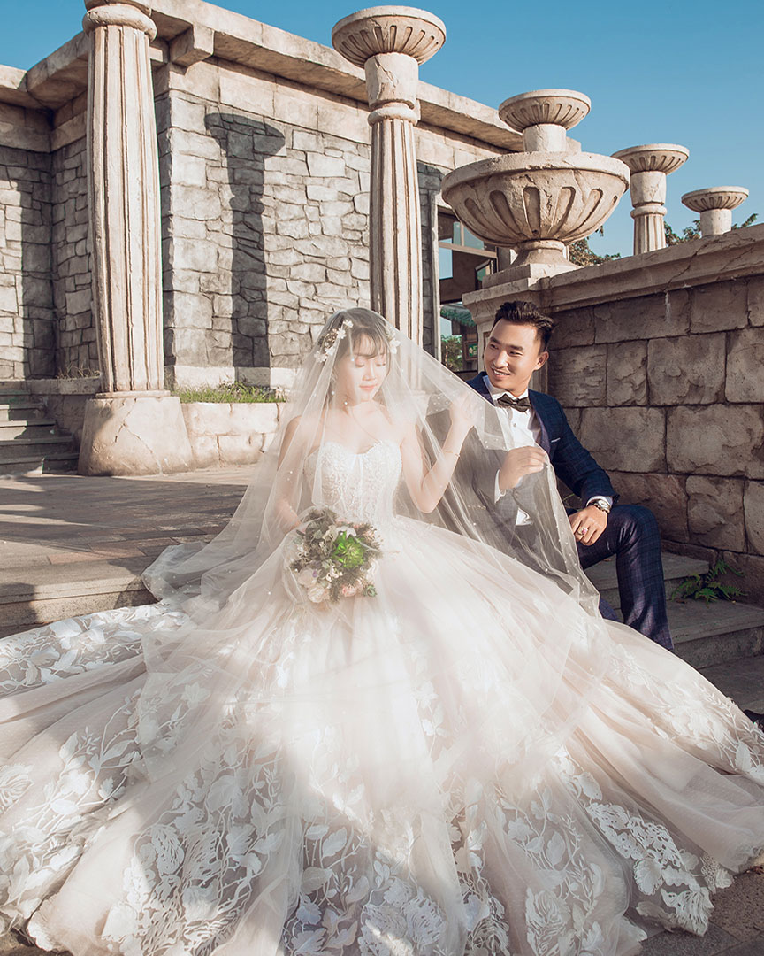 Chụp ảnh ngoại cảnh độc đao mang đậm phong cách riêng BachTuyet Bridal