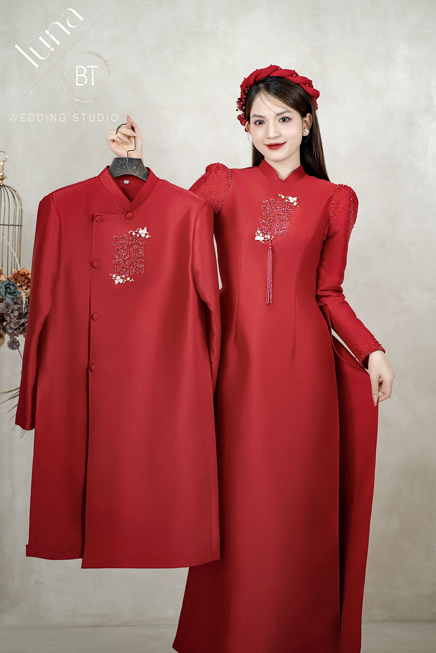 Mẫu áo dài cưới đẹp 02