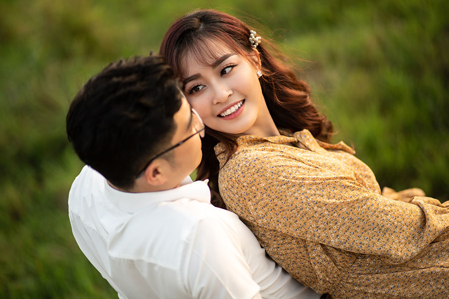 chú ý giữ ấm cở thể khi chụp ảnh cưới mùa đông