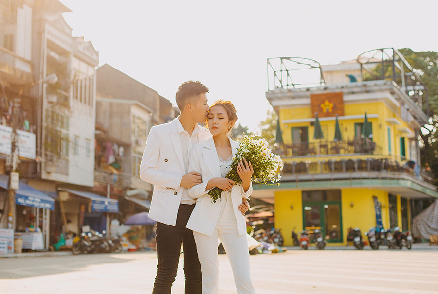 Chụp ảnh cưới đẹp tại nội thành Hải Phòng