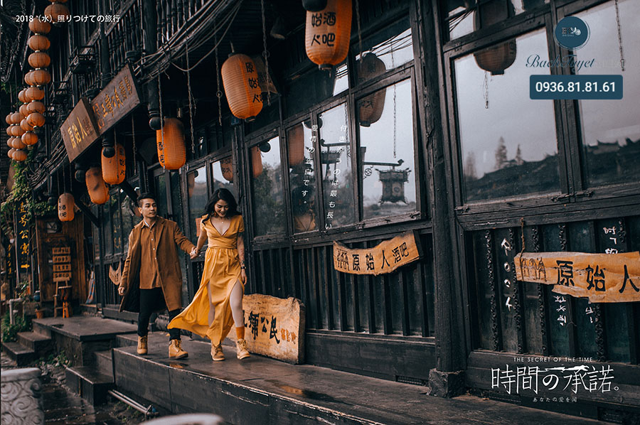 Ý tưởng chụp ảnh cưới độc đáo ở Phượng Hoàng Cổ Trấn
