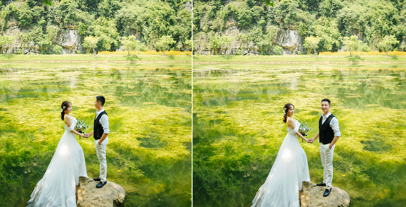 Chụp ảnh cưới ở Tràng An – Ninh Bình đẹp mê hồn tại Bạch Tuyết Bridal