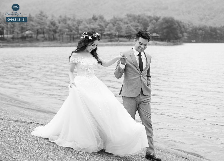 Sự khác biệt về tông màu chụp ảnh cưới đen trắng