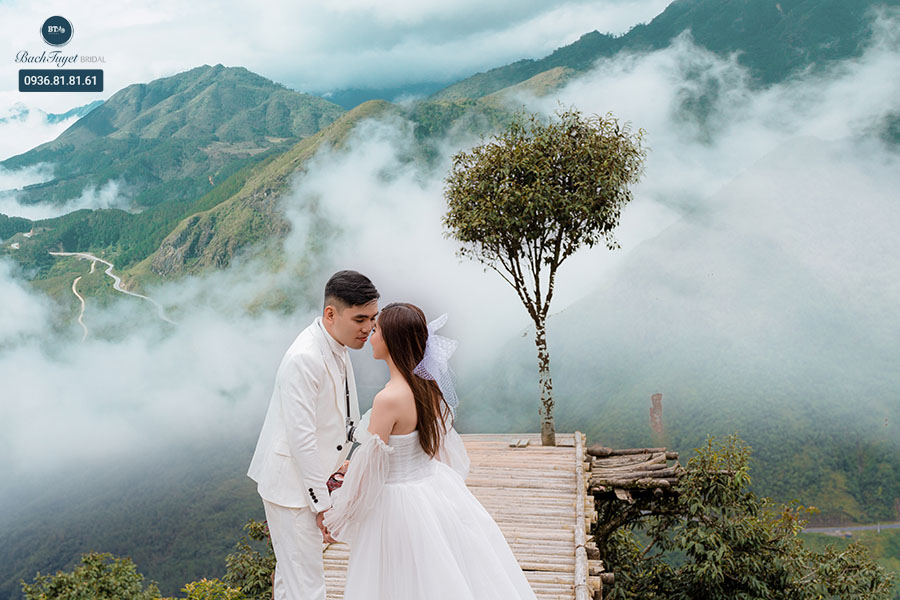 Chụp ảnh cưới ở thung lũng Mường Hoa