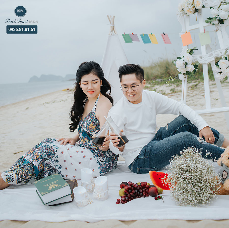 Ý tưởng chụp ảnh cưới ở biển