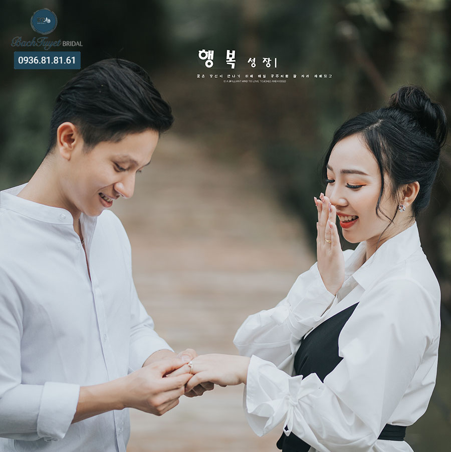 Ảnh chụp nhẫn cưới cận cảnh