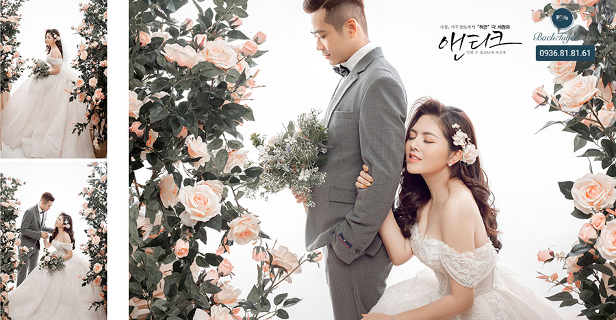 Chọn concept chụp ảnh cưới trong studio