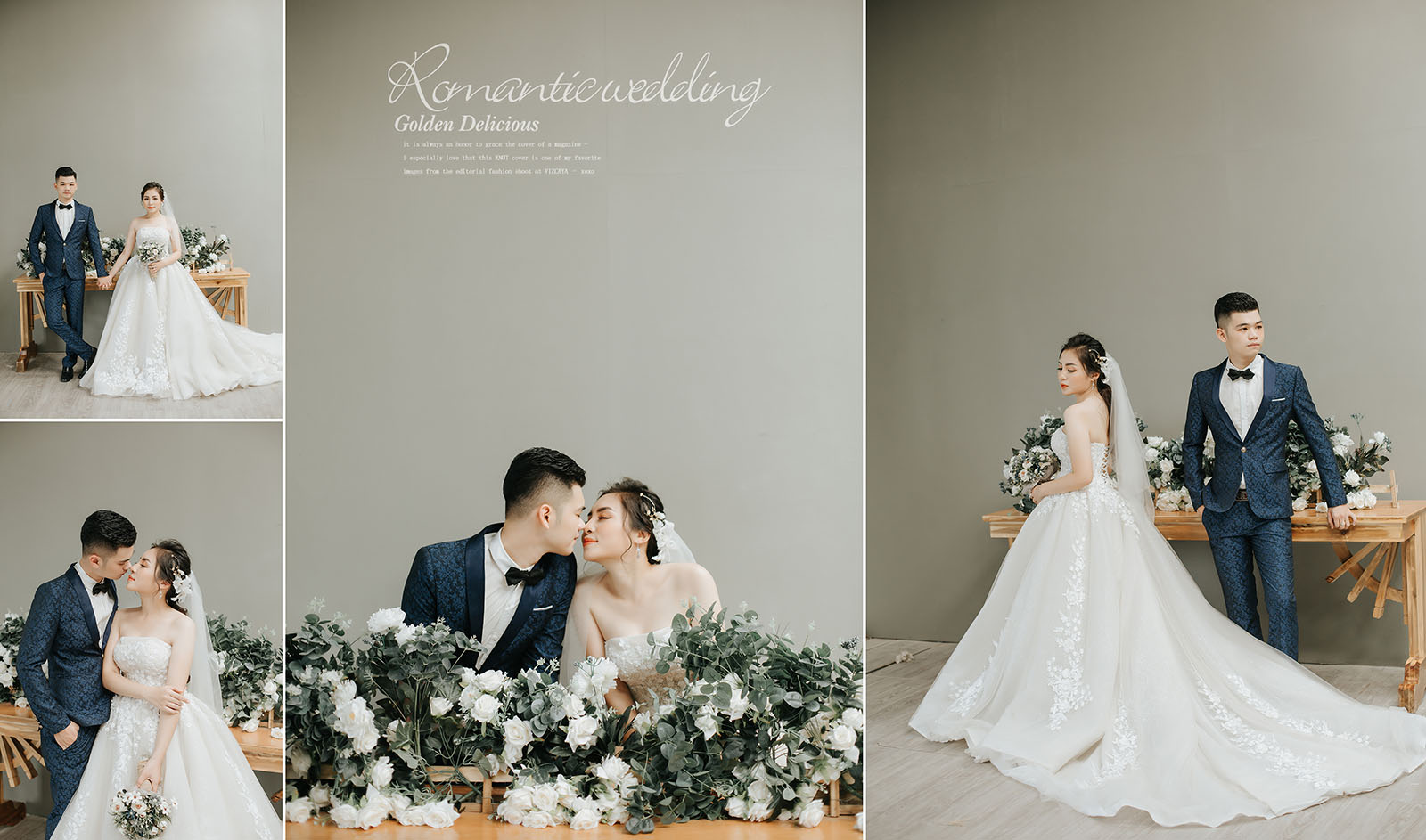 10 ý tưởng chụp ảnh cưới trong studio các cặp đôi không thể bỏ qua