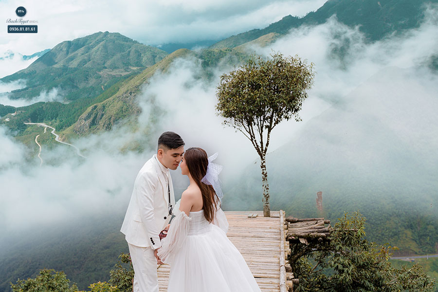 Cảnh chụp ảnh cưới đẹp - Sapa