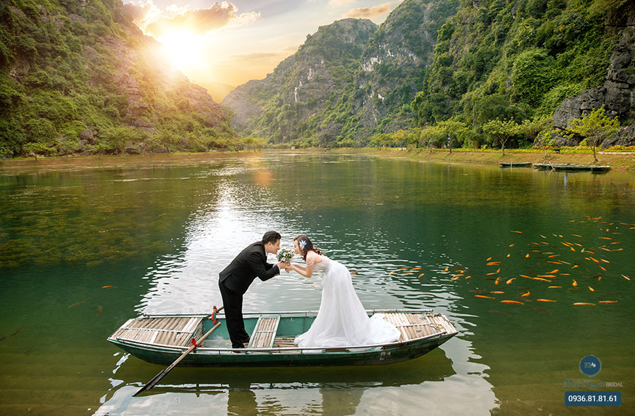 Cảnh chụp ảnh cưới đẹp - Tràng An