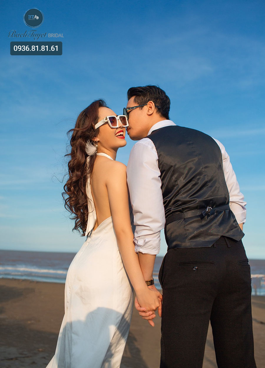 Chụp ảnh cưới ở Đồ Sơn theo phong cách lãng mạn