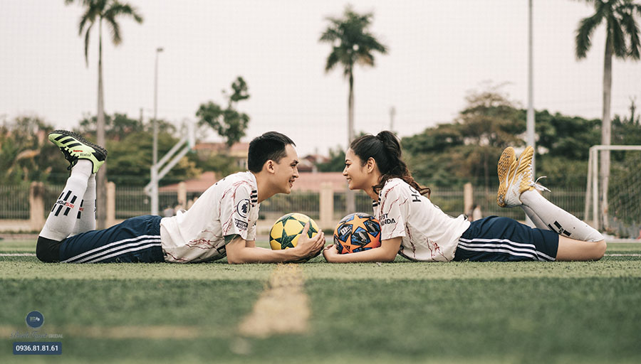 Chụp ảnh cưới thể thao