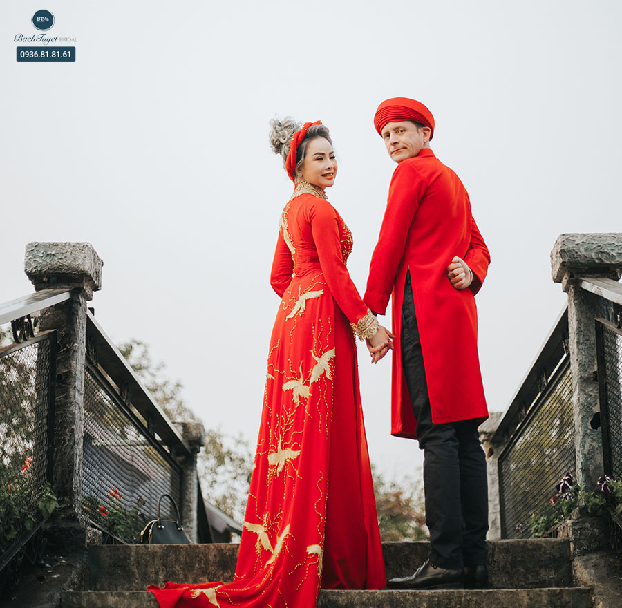 Áo dài cưới truyền thống là gì