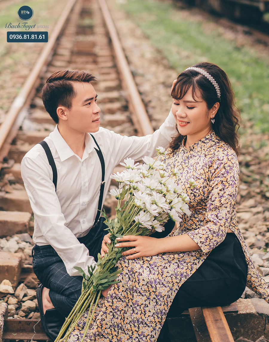 Chụp ảnh cưới đơn giản theo phong cách Vintage
