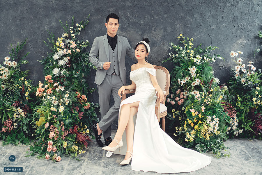 Mẫu vest cưới ba mảnh