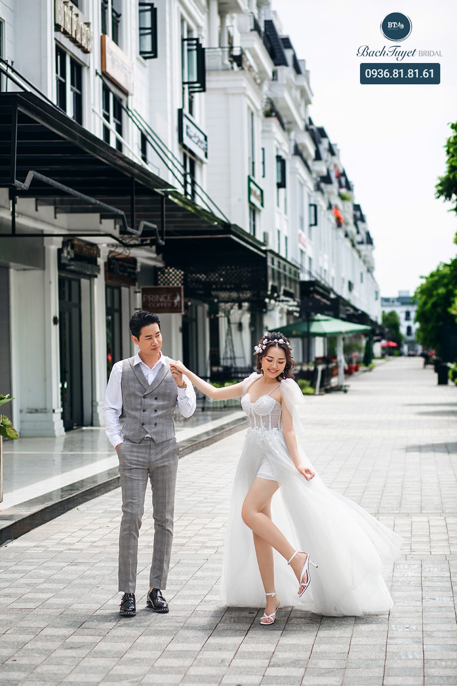 váy cưới ngắn