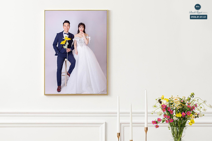 ảnh cưới phóng to là gì
