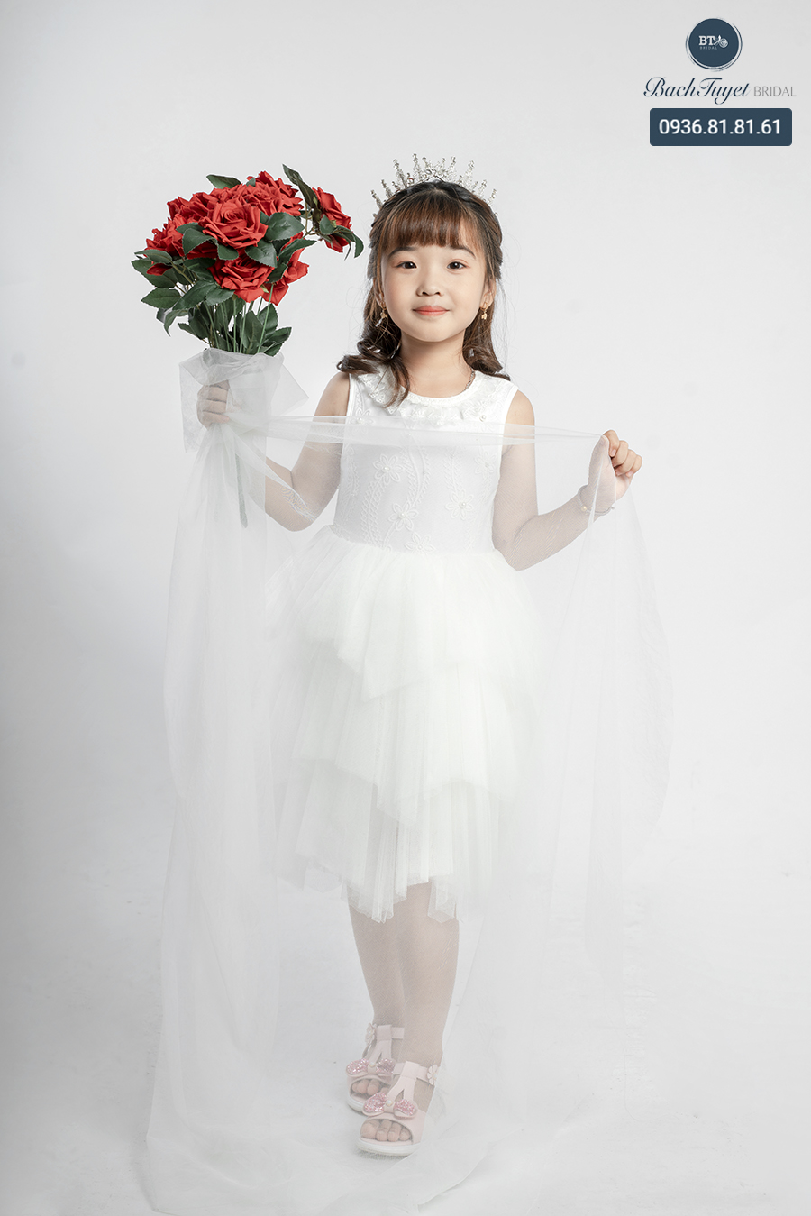 chụp ảnh cho bé gái concept công chúa
