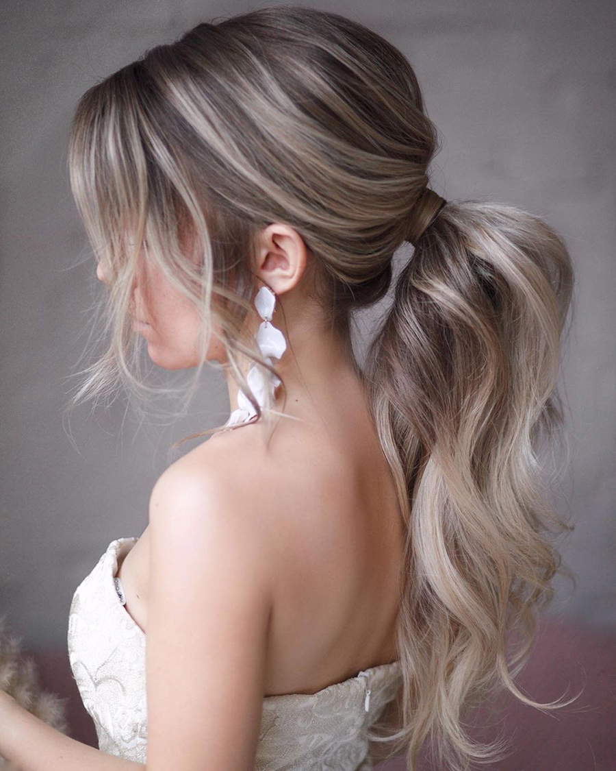 kiểu tóc buộc đuôi ngựa