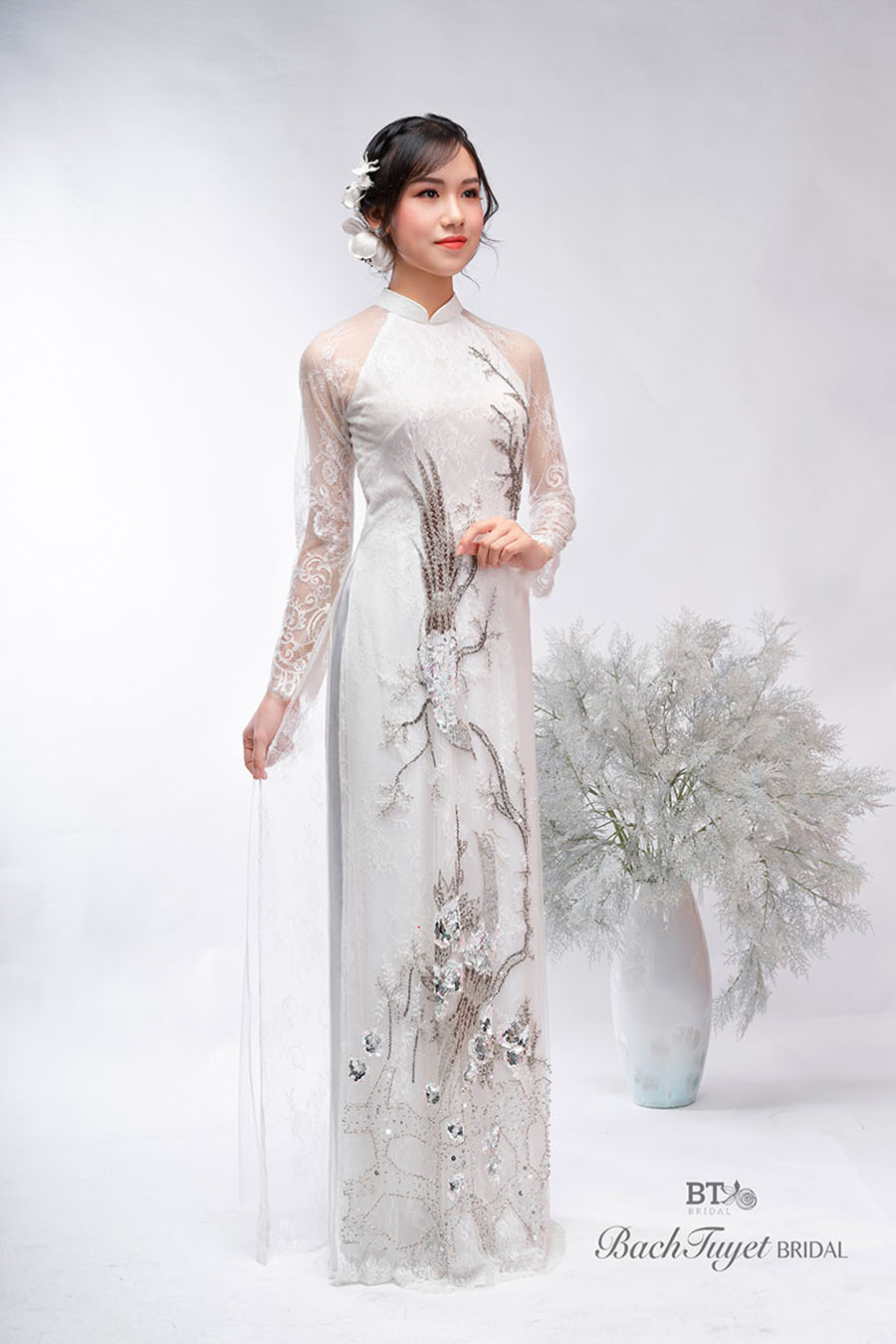 trang phục cưới truyền thống của việt nam - áo dài