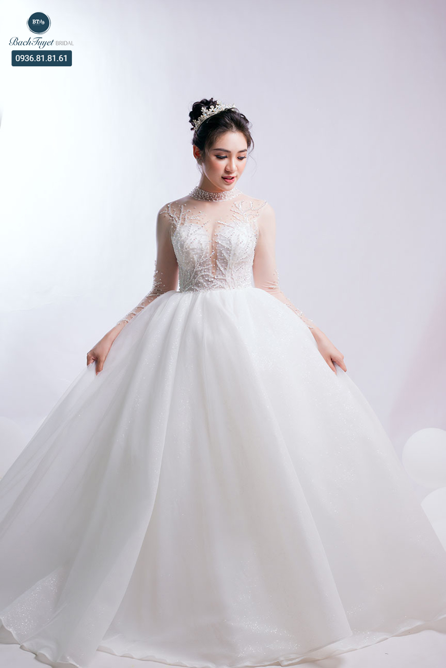 chọn váy cưới phù hợp với vóc dáng
