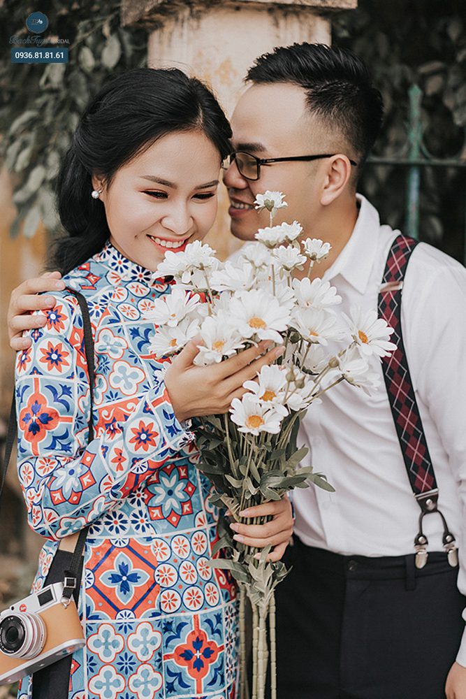 trang phục chụp ảnh cưới retro