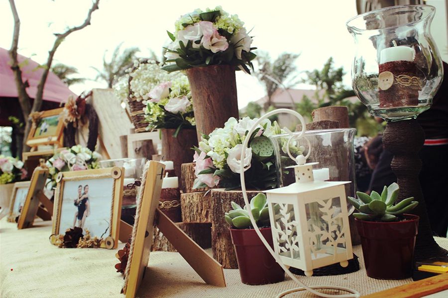 Trang trí tiệc cưới theo phong cách vintage