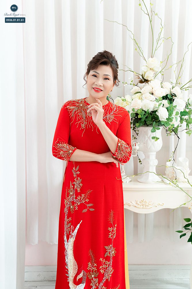 Chất liệu áo dài cho mẹ