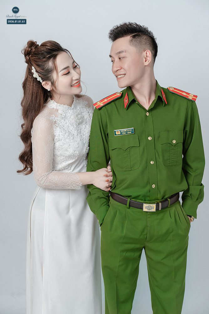 Kiểu tóc búi nửa đầu cho cô dâu ngày ăn hỏi