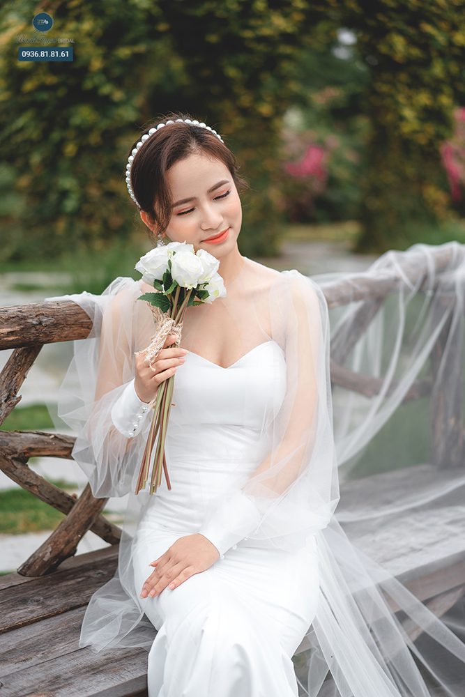 cách tạo dáng chụp ảnh cô dâu đơn