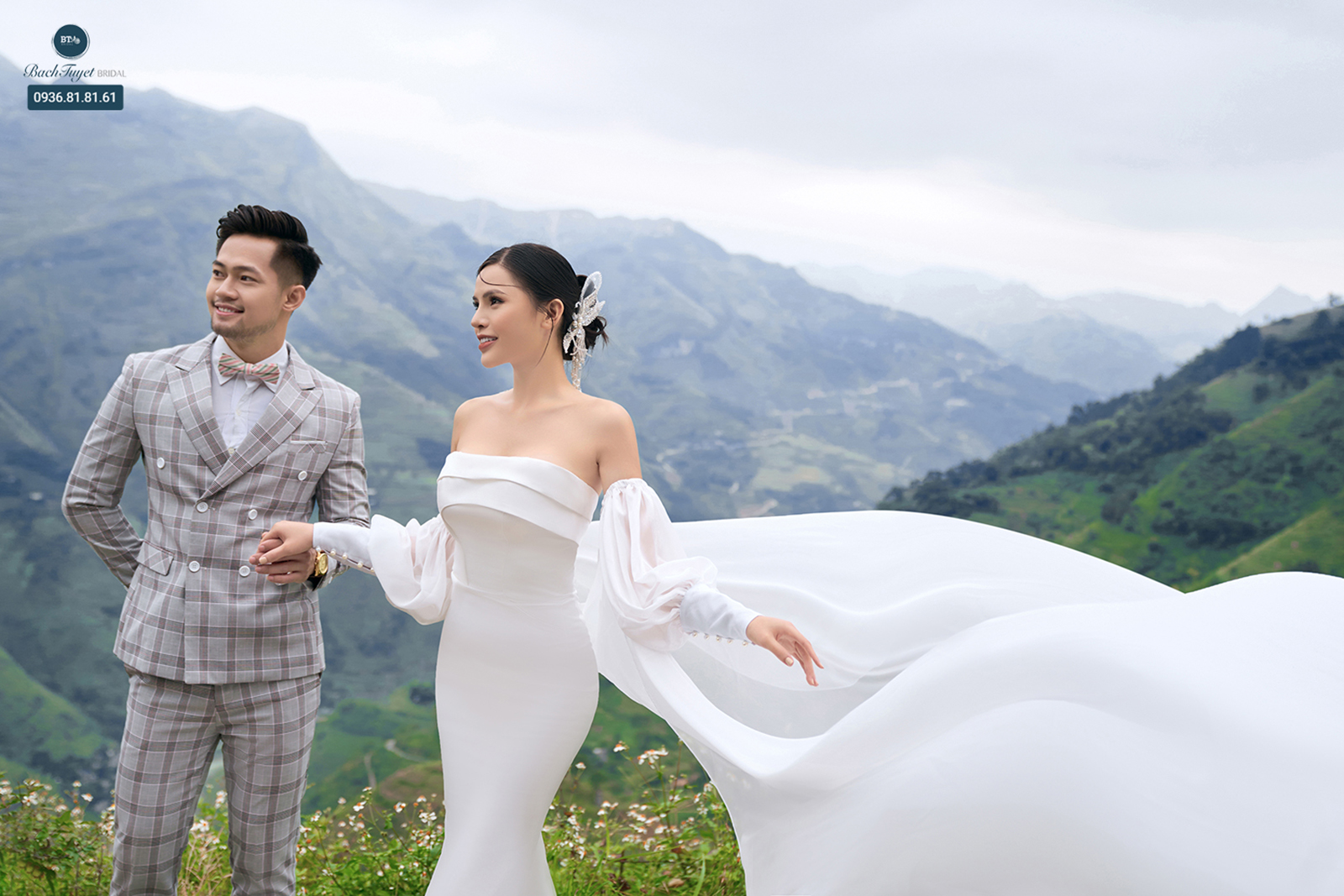 Cô dâu cần lưu ý điều gì khi chọn váy cưới đuôi cá trong ngày cưới?