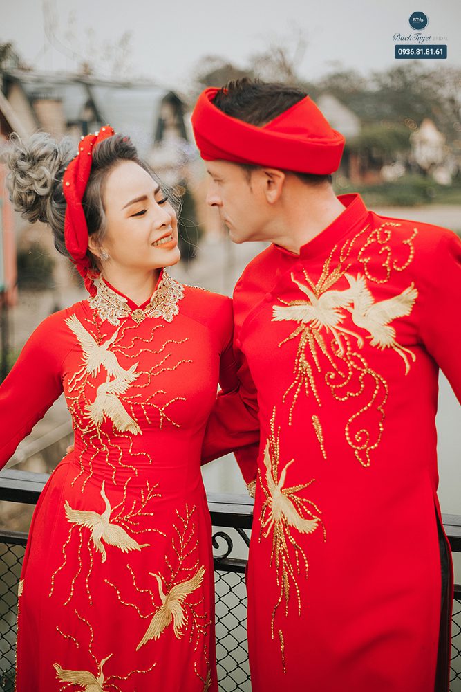 Chọn áo dài cưới cho cô dâu có dáng người hơi tròn