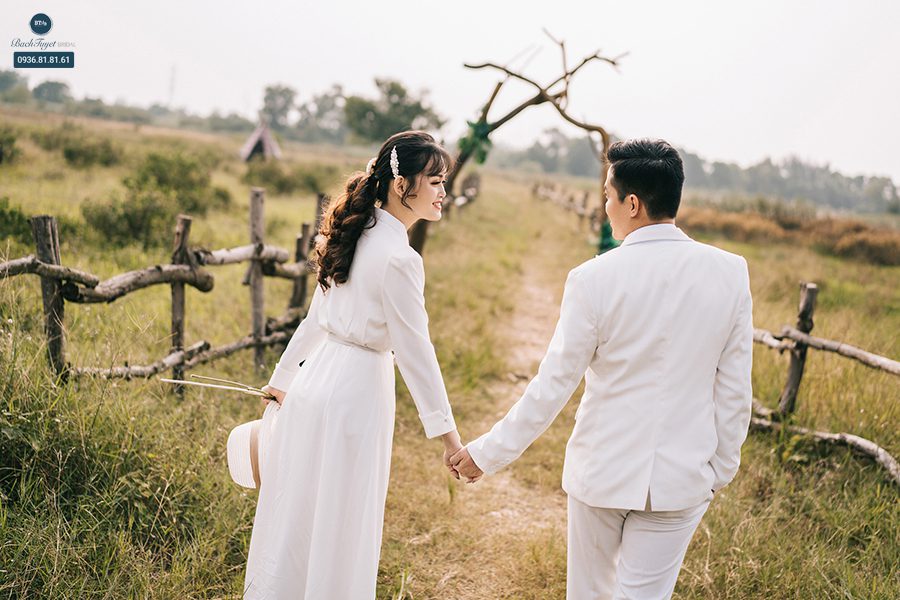 Chụp ảnh cưới ở phim trường