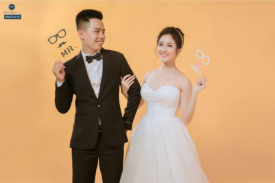 Chụp ảnh cưới Hàn Quốc concept dễ thương