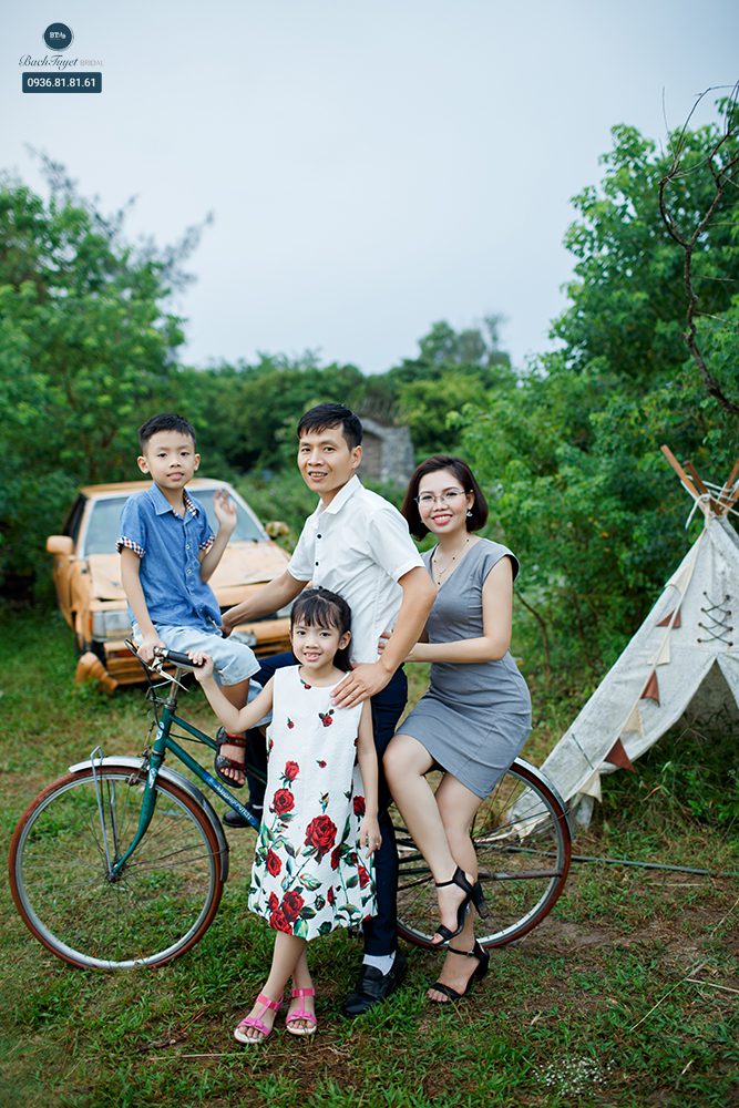 Concept chụp ảnh gia đình ngoại cảnh