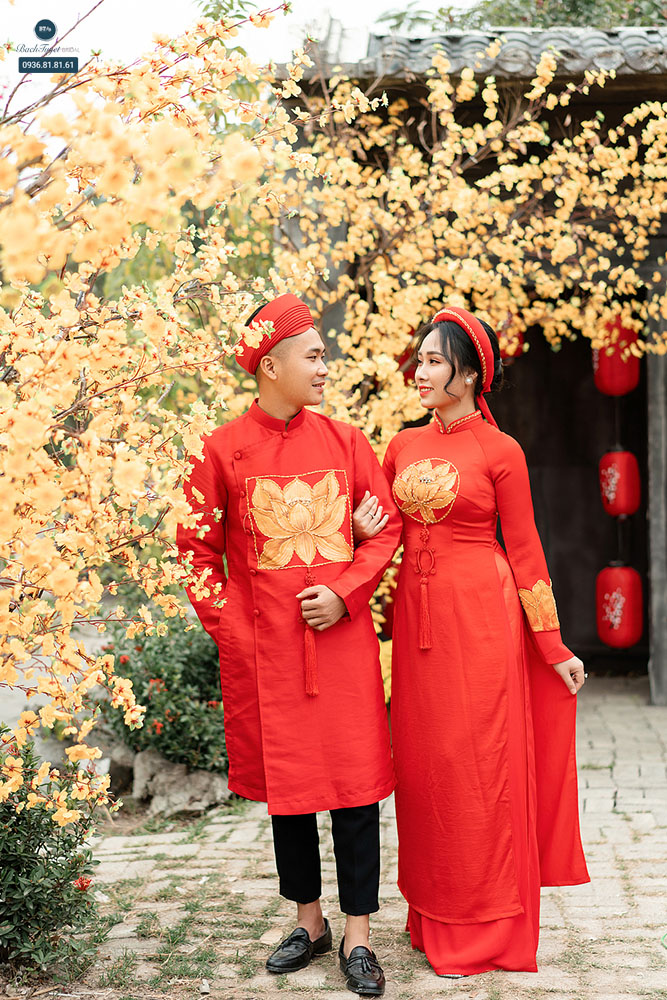 Chọn kiểu dáng áo cưới cặp 