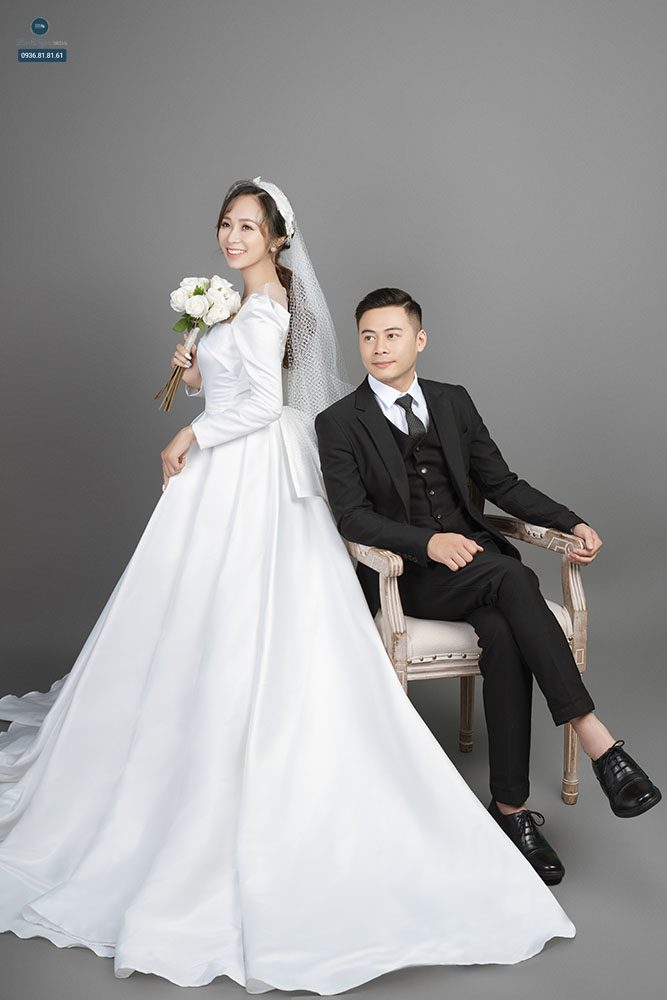 phông nền chụp ảnh cưới bằng giấy trong studio 