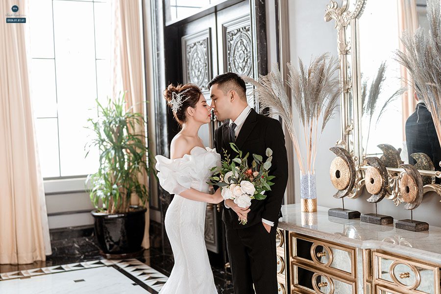 tạo dáng chụp ảnh cưới phong cách Châu Âu 01