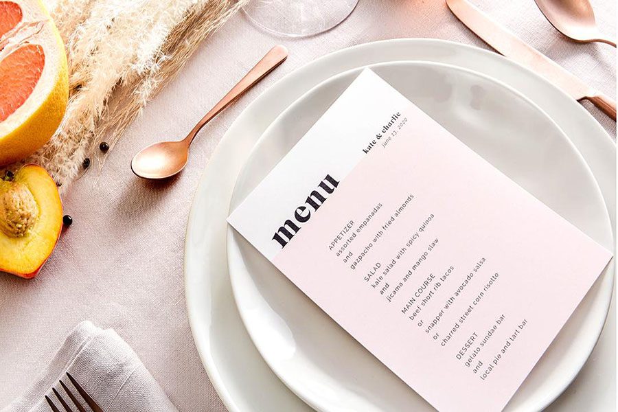 Chất lượng thực đơn bàn tiệc 
