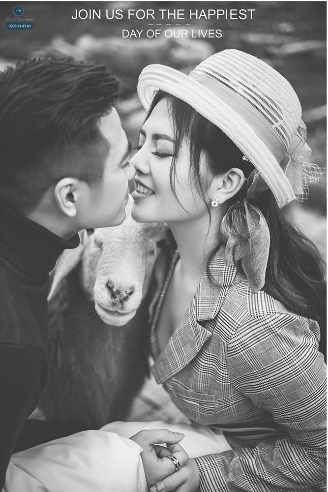 Ảnh cưới đen trắng mang vẻ đẹp trường tồn cùng thời gian