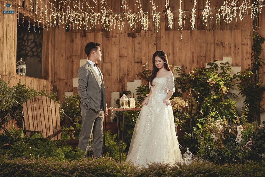 Góc chụp studio khu vườn thơ mộng 