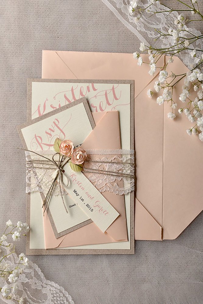 Thiệp cưới Rustic