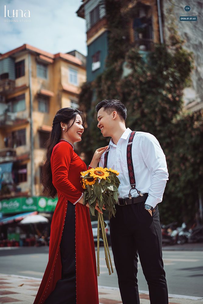 Background chụp ảnh cưới đường phố