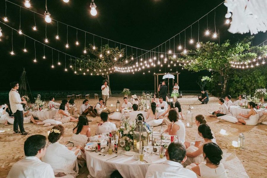 Khách mời tham dự đám cưới destination wedding 