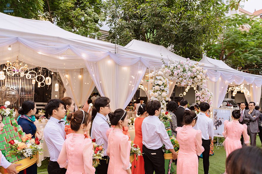 Nghi thức lễ ăn hỏi truyền thống 