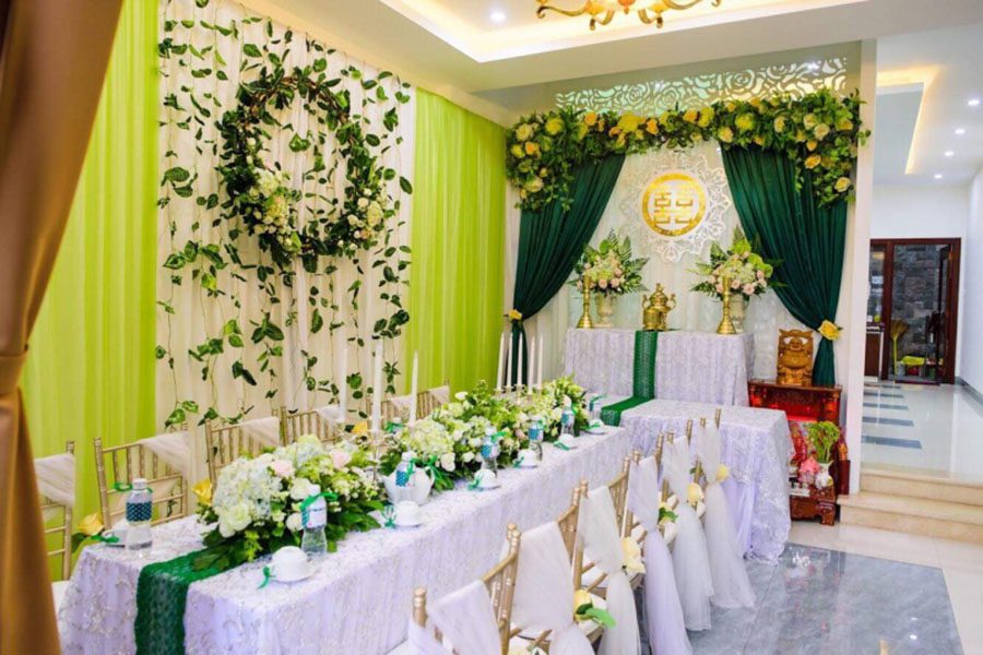 Chọn tông màu chủ đạo lễ cưới theo phong thủy